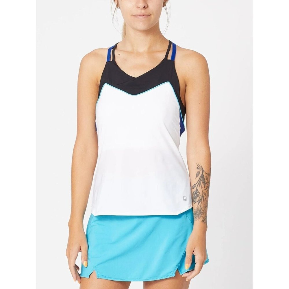FILA Performa Energy + UV Tennis Pickleball 50+ UPF Cami Tank Top Small NWT Reta